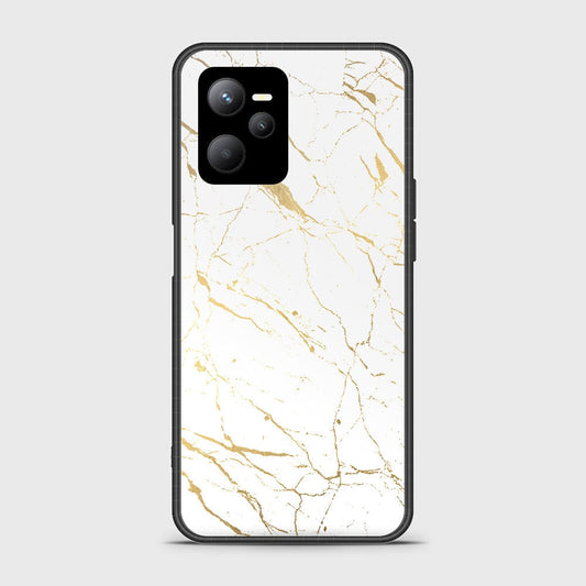 Realme 9 Pro Cover- White Marble Series 2 - HQ Ultra Shine Premium Infinity Glass Soft Silicon Borders Case