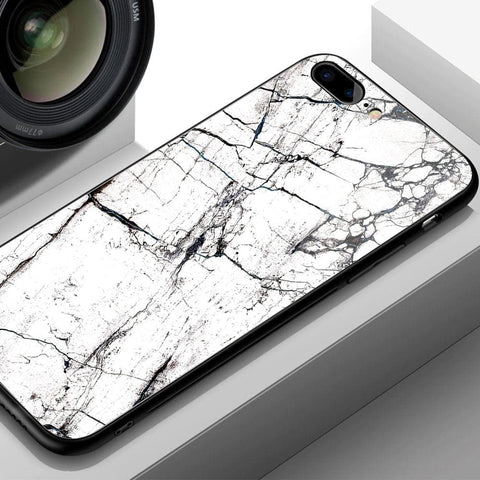 Oppo Reno Cover - White Marble Series 2 - HQ Ultra Shine Premium Infinity Glass Soft Silicon Borders Case