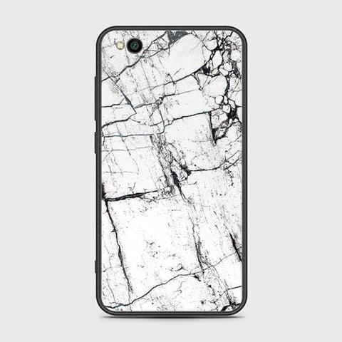 Xiaomi Redmi Go Cover - White Marble Series 2 - HQ Ultra Shine Premium Infinity Glass Soft Silicon Borders Case