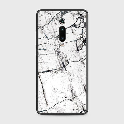 Xiaomi Redmi K20 Pro Cover - White Marble Series 2 - HQ Ultra Shine Premium Infinity Glass Soft Silicon Borders Case