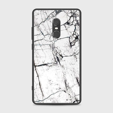 Xiaomi Redmi Note 4 / 4X Cover - White Marble Series 2 - HQ Ultra Shine Premium Infinity Glass Soft Silicon Borders Case