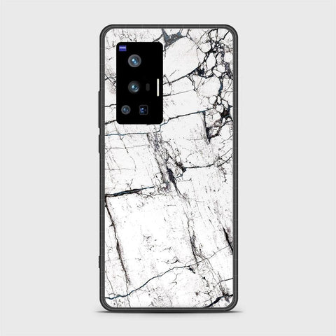 Vivo X70 Pro Cover - White Marble Series 2 - HQ Ultra Shine Premium Infinity Glass Soft Silicon Borders Case
