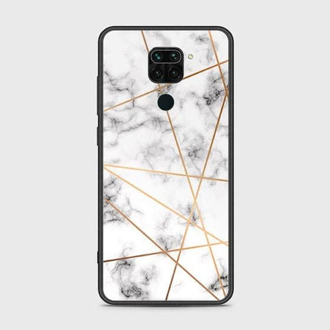 Xiaomi Redmi 10X 4G Cover - White Marble Series 2 - HQ Ultra Shine Premium Infinity Glass Soft Silicon Borders Case