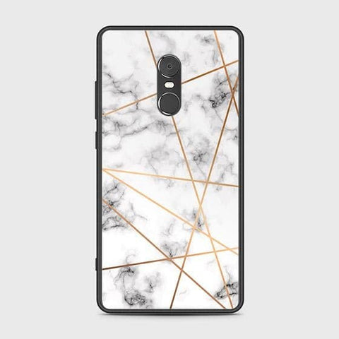 Xiaomi Redmi Note 4 / 4X Cover - White Marble Series 2 - HQ Ultra Shine Premium Infinity Glass Soft Silicon Borders Case