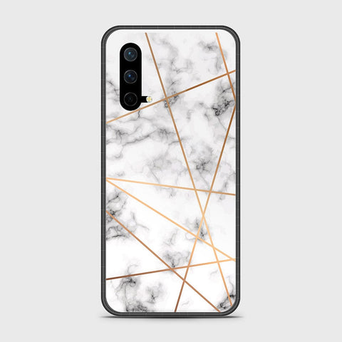 OnePlus Nord CE 5G Cover- White Marble Series 2 - HQ Ultra Shine Premium Infinity Glass Soft Silicon Borders Case