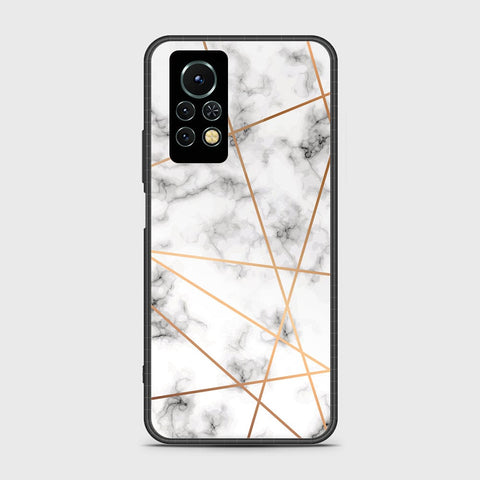 Infinix Note 11s Cover- White Marble Series 2 - HQ Ultra Shine Premium Infinity Glass Soft Silicon Borders Case