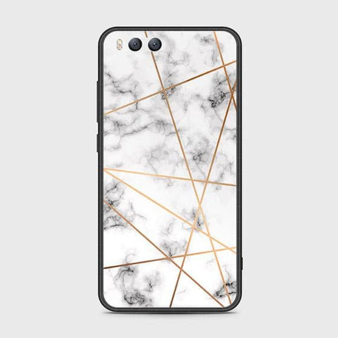 Xiaomi Mi 6 Cover - White Marble Series 2 - HQ Ultra Shine Premium Infinity Glass Soft Silicon Borders Case