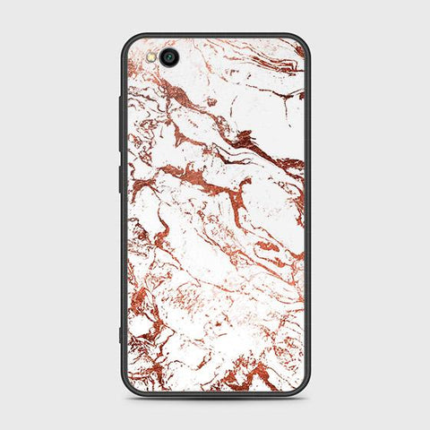 Xiaomi Redmi Go Cover - White Marble Series 2 - HQ Ultra Shine Premium Infinity Glass Soft Silicon Borders Case