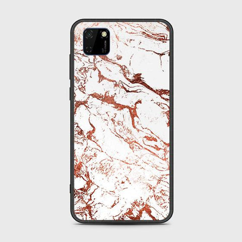 Honor 9S Cover - White Marble Series 2 - HQ Ultra Shine Premium Infinity Glass Soft Silicon Borders Case