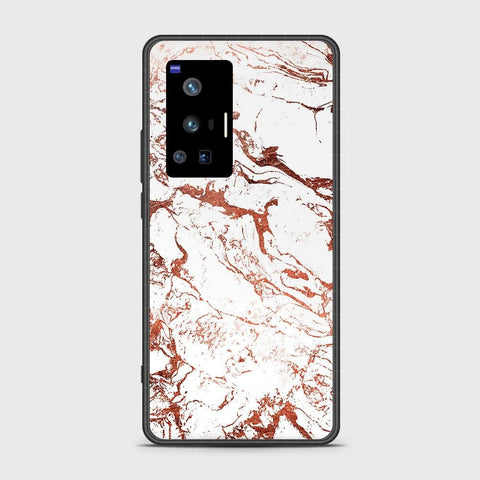 Vivo X70 Pro Cover - White Marble Series 2 - HQ Ultra Shine Premium Infinity Glass Soft Silicon Borders Case