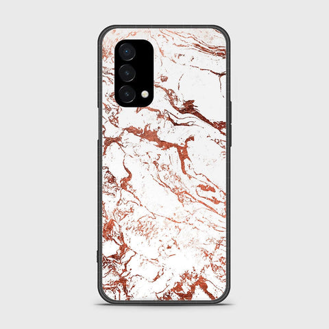 OnePlus Nord N200 5G Cover- White Marble Series 2 - HQ Ultra Shine Premium Infinity Glass Soft Silicon Borders Case