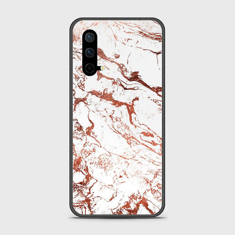 OnePlus Nord CE 5G Cover- White Marble Series 2 - HQ Ultra Shine Premium Infinity Glass Soft Silicon Borders Case