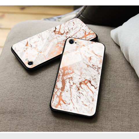 Tecno Pop 8 Cover- White Marble Series 2 - HQ Ultra Shine Premium Infinity Glass Soft Silicon Borders Case