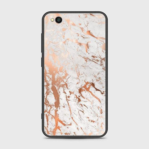 Xiaomi Redmi Go Cover - White Marble Series 2 - HQ Ultra Shine Premium Infinity Glass Soft Silicon Borders Case