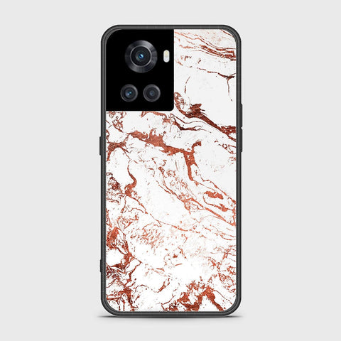 OnePlus Ace Cover- White Marble Series 2 - HQ Ultra Shine Premium Infinity Glass Soft Silicon Borders Case