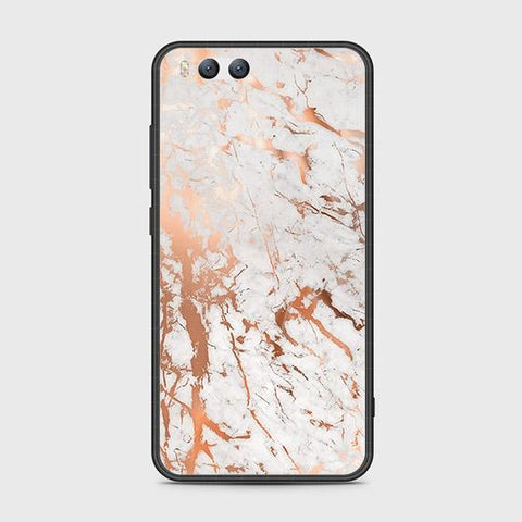 Xiaomi Mi 6 Cover - White Marble Series 2 - HQ Ultra Shine Premium Infinity Glass Soft Silicon Borders Case