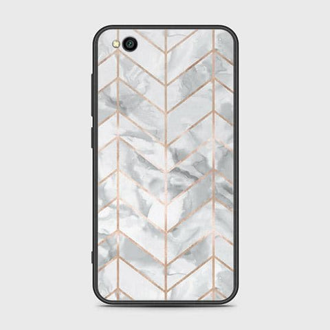 Xiaomi Redmi Go Cover - White Marble Series 2 - HQ Ultra Shine Premium Infinity Glass Soft Silicon Borders Case