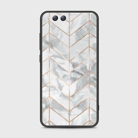 Xiaomi Mi 6 Cover - White Marble Series 2 - HQ Ultra Shine Premium Infinity Glass Soft Silicon Borders Case