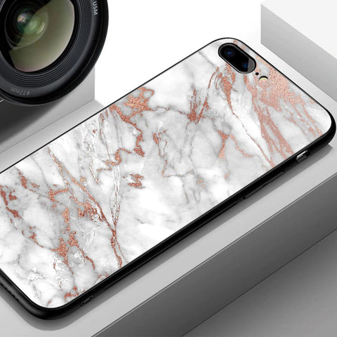 Huawei P20 Cover - White Marble Series 2 - HQ Ultra Shine Premium Infinity Glass Soft Silicon Borders Case