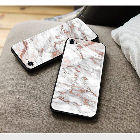 OnePlus Nord 2T Cover Cover - White Marble Series 2 - HQ Ultra Shine Premium Infinity Glass Soft Silicon Borders Case