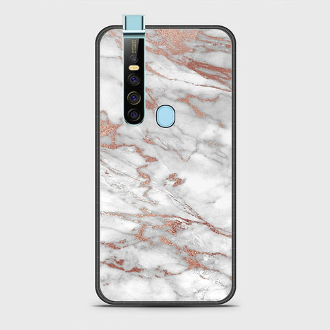 Tecno Camon 15 Pro Cover- White Marble Series 2 - HQ Ultra Shine Premium Infinity Glass Soft Silicon Borders Case