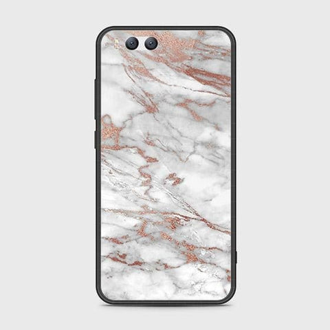 Xiaomi Mi 6 Cover - White Marble Series 2 - HQ Ultra Shine Premium Infinity Glass Soft Silicon Borders Case