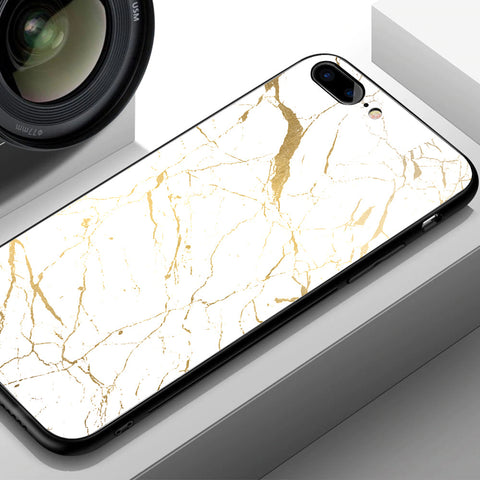 Oppo A8 Cover- White Marble Series 2 - HQ Ultra Shine Premium Infinity Glass Soft Silicon Borders Case