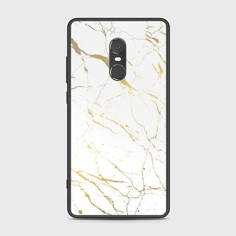 Xiaomi Redmi Note 4 / 4X Cover - White Marble Series 2 - HQ Ultra Shine Premium Infinity Glass Soft Silicon Borders Case