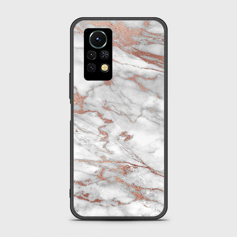 Infinix Note 11 Pro Cover- White Marble Series 2 - HQ Ultra Shine Premium Infinity Glass Soft Silicon Borders Case