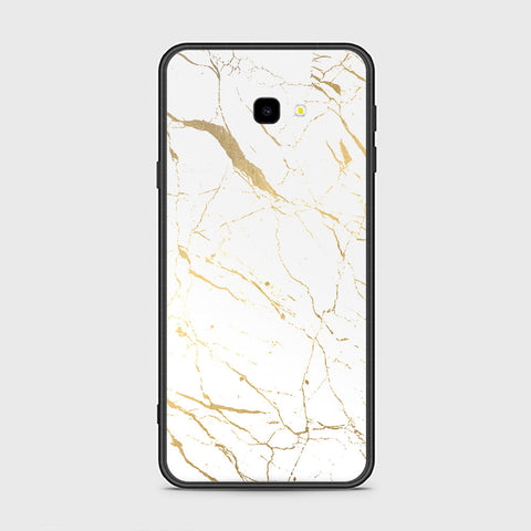 Samsung Galaxy J7 Prime Cover- White Marble Series 2 - HQ Ultra Shine Premium Infinity Glass Soft Silicon Borders Case