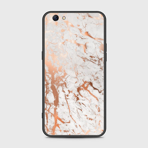 Oppo F3 Plus Cover- White Marble Series 2 - HQ Ultra Shine Premium Infinity Glass Soft Silicon Borders Case