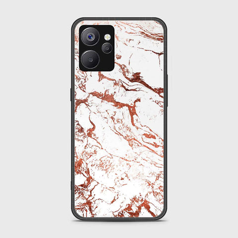 Realme 10 5G Cover- White Marble Series 2 - HQ Ultra Shine Premium Infinity Glass Soft Silicon Borders Case