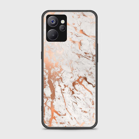 Realme 10 5G Cover- White Marble Series 2 - HQ Ultra Shine Premium Infinity Glass Soft Silicon Borders Case