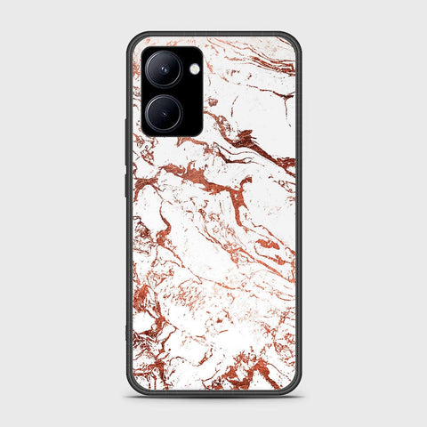 Realme C33 Cover- White Marble Series 2 - HQ Ultra Shine Premium Infinity Glass Soft Silicon Borders Case