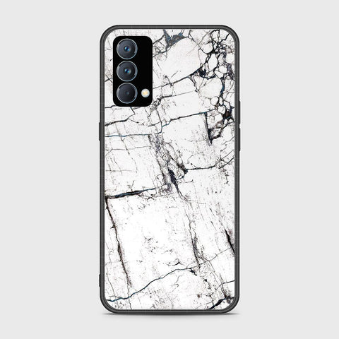 Realme GT Master Cover- White Marble Series 2 - HQ Ultra Shine Premium Infinity Glass Soft Silicon Borders Case