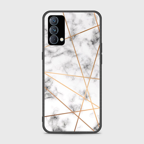 Realme GT Master Cover- White Marble Series 2 - HQ Ultra Shine Premium Infinity Glass Soft Silicon Borders Case