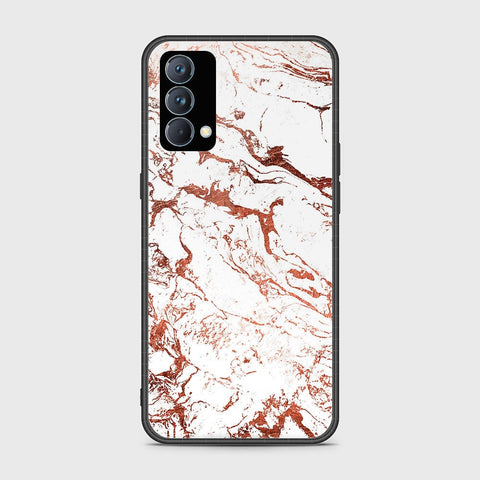 Realme GT Master Cover- White Marble Series 2 - HQ Ultra Shine Premium Infinity Glass Soft Silicon Borders Case