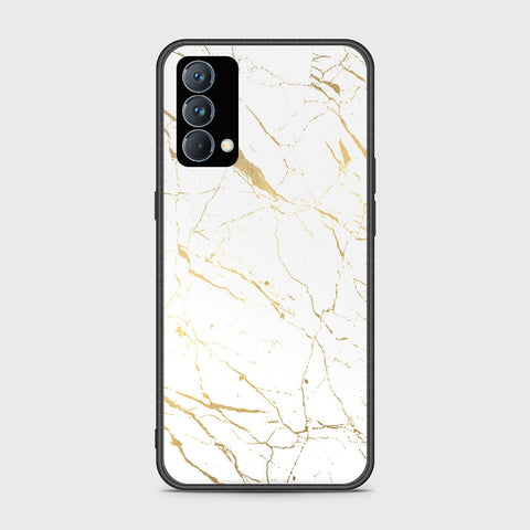 Realme GT Master Cover- White Marble Series 2 - HQ Ultra Shine Premium Infinity Glass Soft Silicon Borders Case