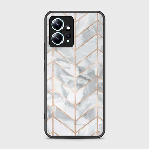 Xiaomi Redmi Note 12 4G Cover- White Marble Series 2 - HQ Ultra Shine Premium Infinity Glass Soft Silicon Borders Case