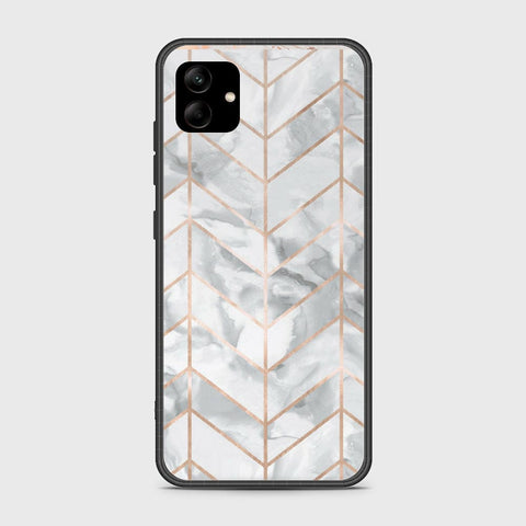 Samsung Galaxy M13 5G Cover- White Marble Series 2 - HQ Ultra Shine Premium Infinity Glass Soft Silicon Borders Case