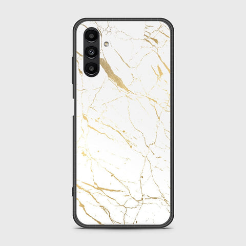 Samsung Galaxy A13 5G Cover- White Marble Series 2 - HQ Ultra Shine Premium Infinity Glass Soft Silicon Borders Case