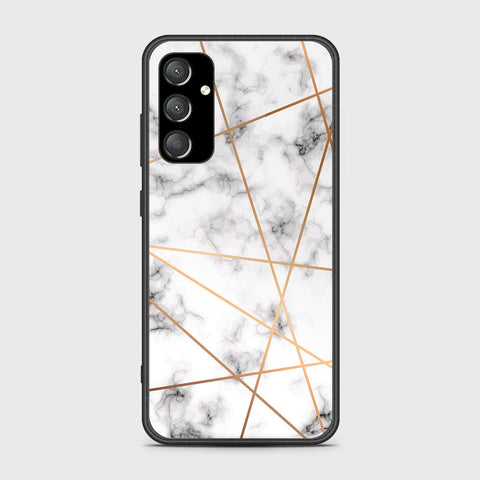 Samsung Galaxy A54 5G Cover- White Marble Series 2 - HQ Ultra Shine Premium Infinity Glass Soft Silicon Borders Case