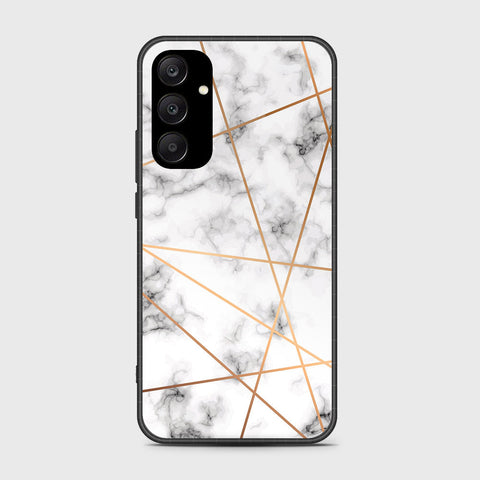 Samsung Galaxy A25 5G Cover- White Marble Series 2 - HQ Ultra Shine Premium Infinity Glass Soft Silicon Borders Case