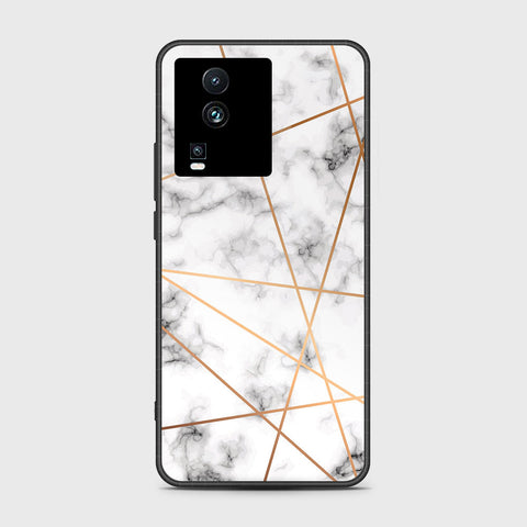 Vivo iQOO Neo 7 Cover- White Marble Series 2 - HQ Ultra Shine Premium Infinity Glass Soft Silicon Borders Case