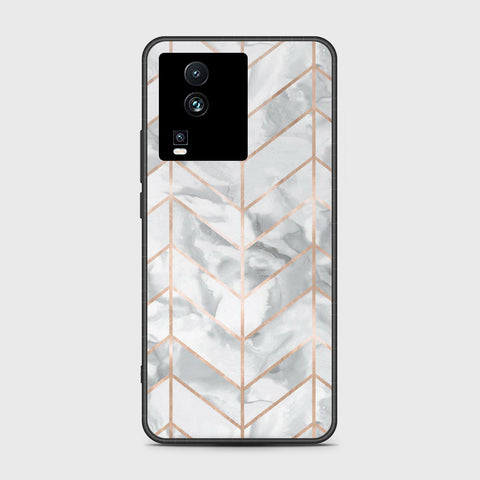 Vivo iQOO Neo 7 Cover- White Marble Series 2 - HQ Ultra Shine Premium Infinity Glass Soft Silicon Borders Case