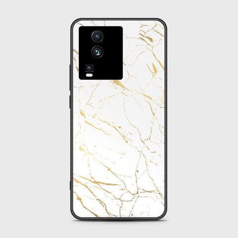 Vivo iQOO Neo 7 Cover- White Marble Series 2 - HQ Ultra Shine Premium Infinity Glass Soft Silicon Borders Case