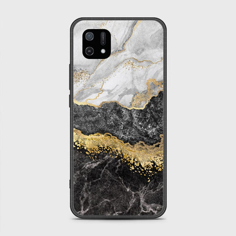 Oppo A16K Cover- Colorful Marble Series - HQ Ultra Shine Premium Infinity Glass Soft Silicon Borders Case