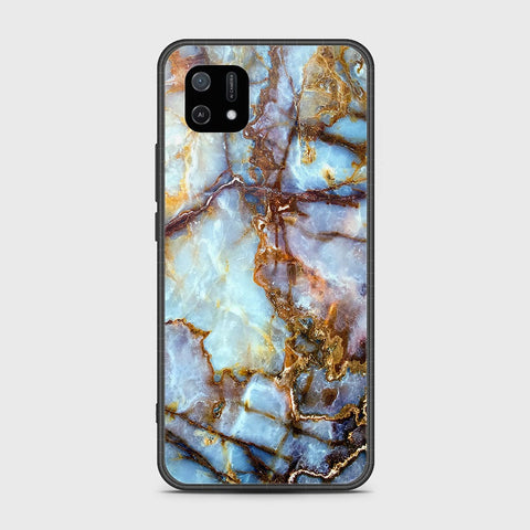 Oppo A16K Cover- Colorful Marble Series - HQ Ultra Shine Premium Infinity Glass Soft Silicon Borders Case