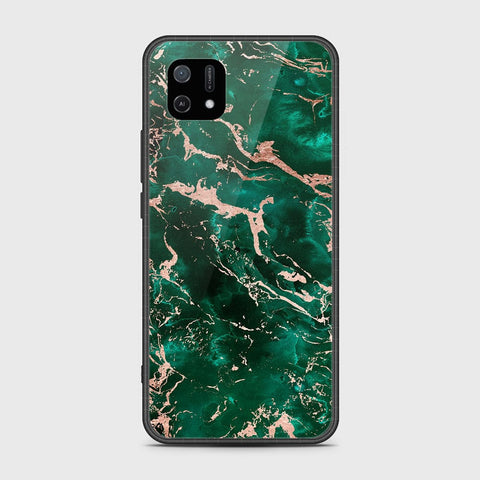 Oppo A16K Cover- Colorful Marble Series - HQ Ultra Shine Premium Infinity Glass Soft Silicon Borders Case