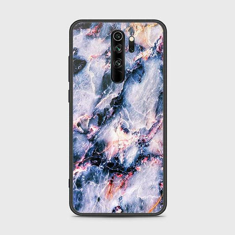 Xiaomi Redmi Note 8 Pro Cover - Colorful Marble Series - HQ Ultra Shine Premium Infinity Glass Soft Silicon Borders Case